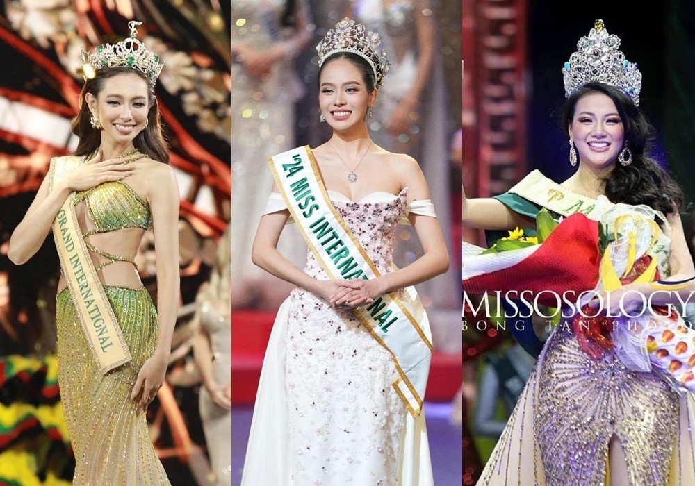 Vietnamese beauty queens crowned at global contests